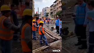 Las Obras en calles, de Aquiles, y 