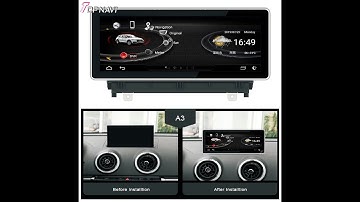 10.25inch Car GPS Navigation for Audi A3 2014- auto Radio Multimedia Video Player Android Stereo DSP