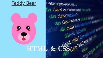 How to Create a Teddy HTML & CSS | How to Make a Teddy HTML & CSS|