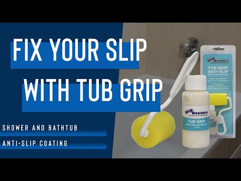 Tub Grip Non-Slip Bathtub and Shower Floor Coating to Drastically Increase Slip Resistance