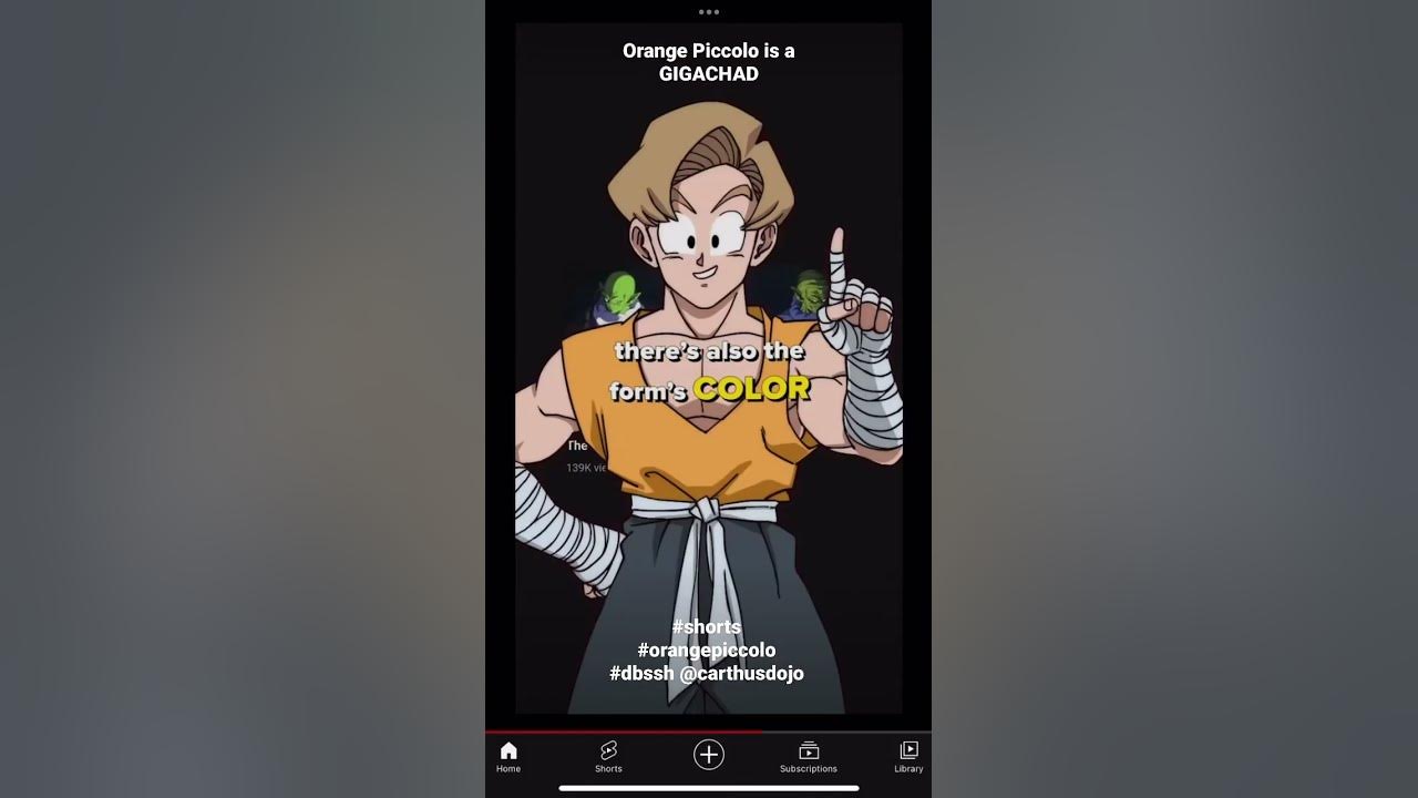 Orange Piccolo is a GIGACHAD shorts orangepiccolo dbssh CarthusDojo