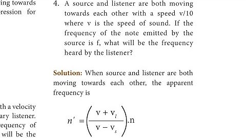 TN 10th SCIENCE PHYSICS |Unit 5 ACOUSTICS DOPPLER EFFECT SOLVED PROBLEMS part-4 | sums in tamil