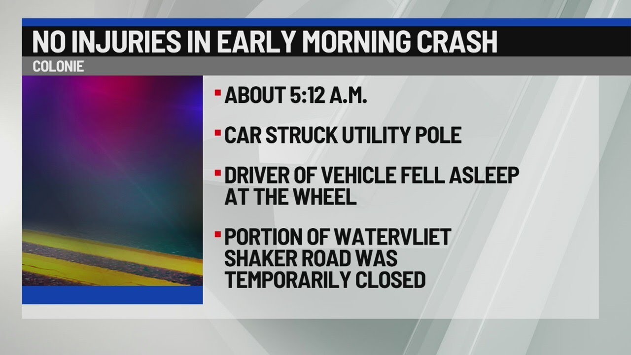 No injuries reported in early morning crash - YouTube