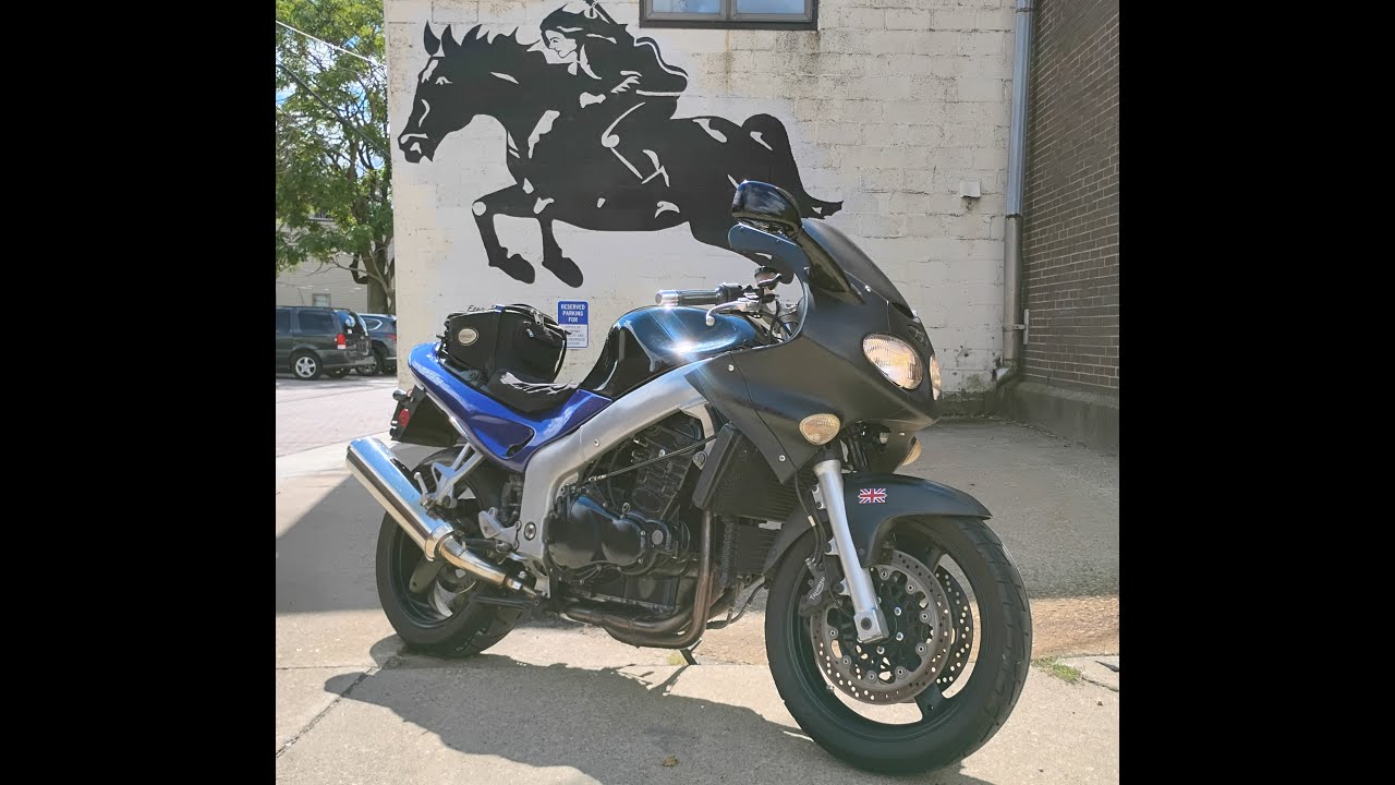 2000 Triumph Sprint ST & The Saddle I rode in on.