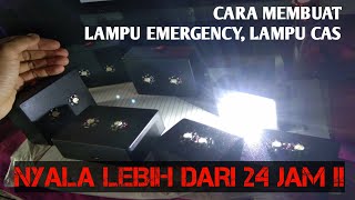 Review Lampu Emergency LED Lampu Darurat LED SX-15 Watt. 