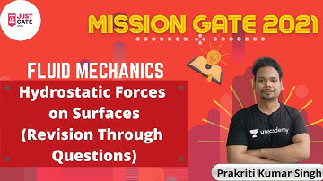 Revision Through Questions | FLUID MECHANICS |  MISSION GATE 2021 | Prakriti Kumar