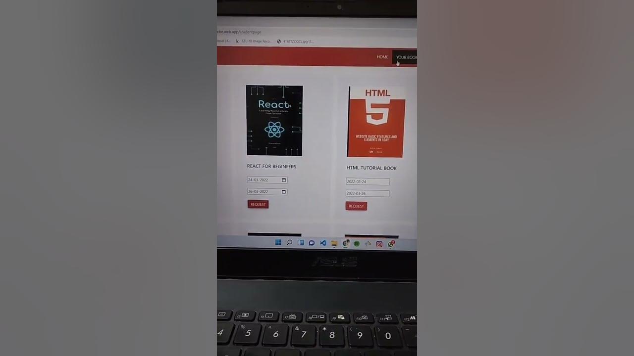 Library Management System using React Js and Firebase || React - YouTube