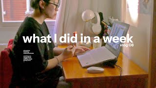 s4 vlog week 08 | a week in my life as an uni student