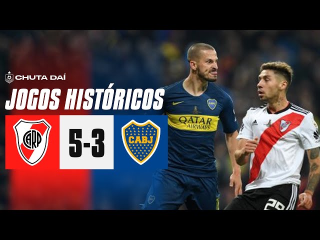 River Plate 5-3 Boca Juniors - FINAL Copa Libertadores 2018 ○ JOGOS  HISTÓRICOS 