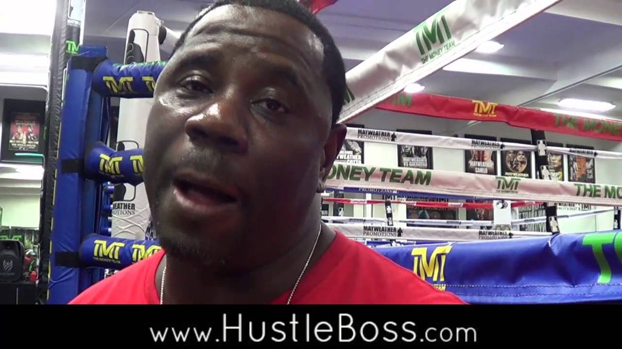 Birthday blessings with Nate Jones inside of the Mayweather Boxing Club