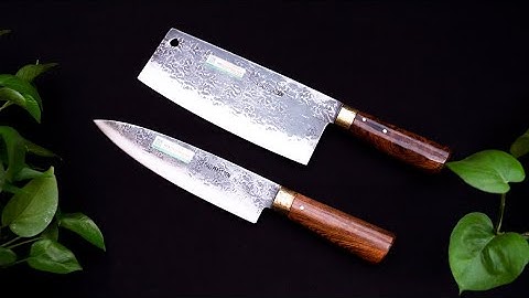 Cặp Dao CHẶT GÀ - THÁI LỌC Tốt Nhất Hiện Nay - Hàng Chuẩn Của HTX Dao Phúc Sen