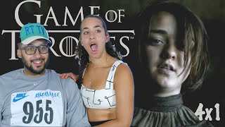 GAME OF THRONES 4x1 REACTION and REVIEW | FIRST TIME Watching! | 'Two Swords' (REUPLOAD)