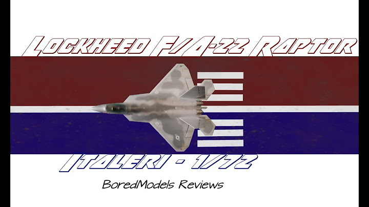 Italeri f-22 1 72 review