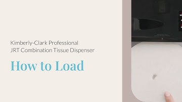 How to Load a Kimberly-Clark Professional® JRT Twin Tissue Dispenser