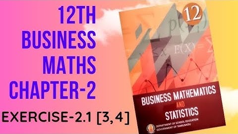 Integral Calculas [I] 12th Business maths Chapter -2 Exercise-2.1 [3,4] | Maths Scoop |