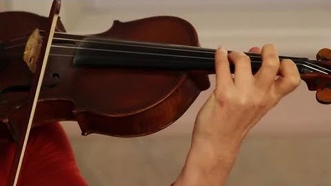 How to Make Violin Strings Vibrate : Violin Concepts