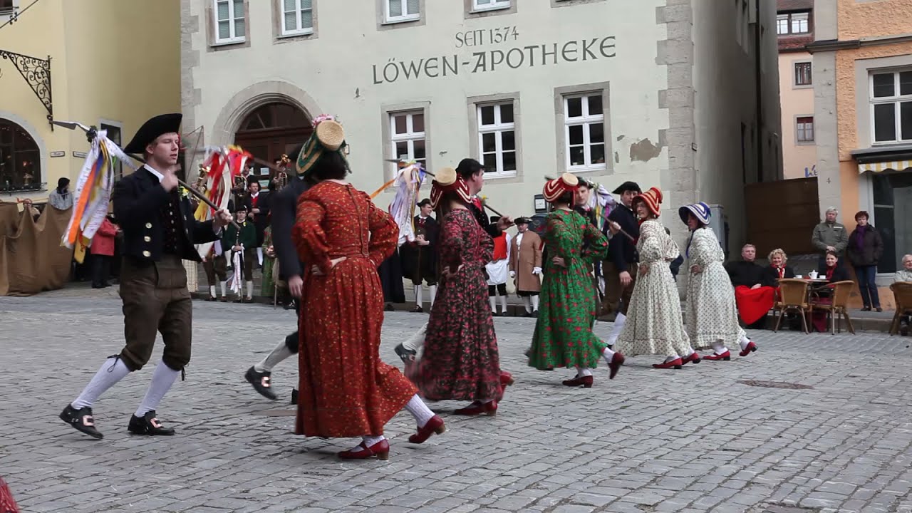 Rothenburg ob der Tauber 2010 Historischer Schäfertanz