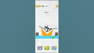 Draw to save game level 2!!  help the boy???