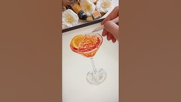 Draw with me 🍹 Realistic Watercolor Brushes ✏️ #procreate #watercolor #drawingprocess