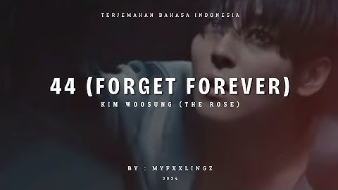 WOOSUNG - 44 Forget Forever lirik & terjemahan indonesia