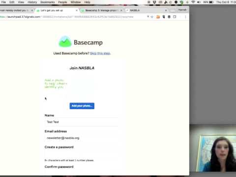 Create a Basecamp Login