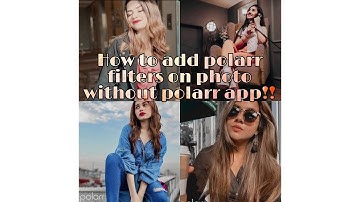 How to use polarr filters on photo without polarr app!! | S K Prana