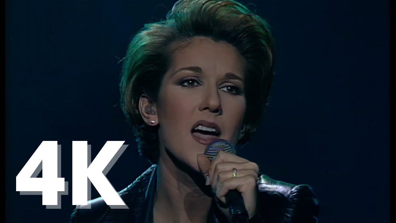 The Power of Love- Celine Dion (Live á Paris, 1995) [4K Remastered