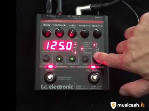 cortar Rebotar Especialmente Tc Electronic Nova Delay - Musicash.it - Demo - YouTube