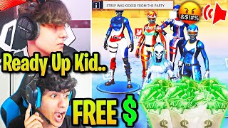 Clix & Ronaldo Make TOXIC Creative Kids Regret Talking Trash in 2v2 Wager!! (Fortnite)