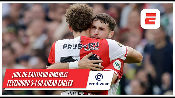 GOL DE SANTIAGO GIMÉNEZ Chaquito anotó el décimo de la campaña para el 3-0 de Feyenoord | Eredivisie