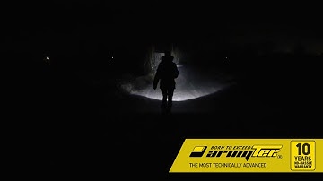 Flashlight Armytek Barracuda Pro XHP35 HI  Extreme beam distance up is to 800 meters