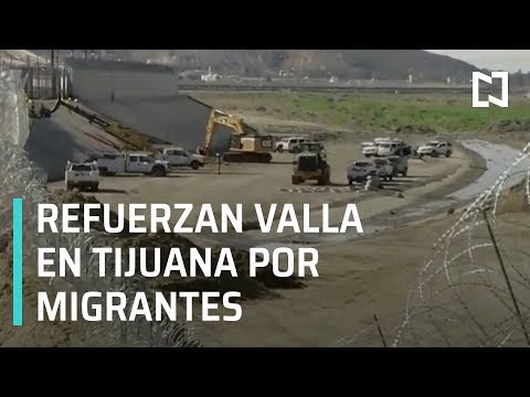 Refuerzan valla en