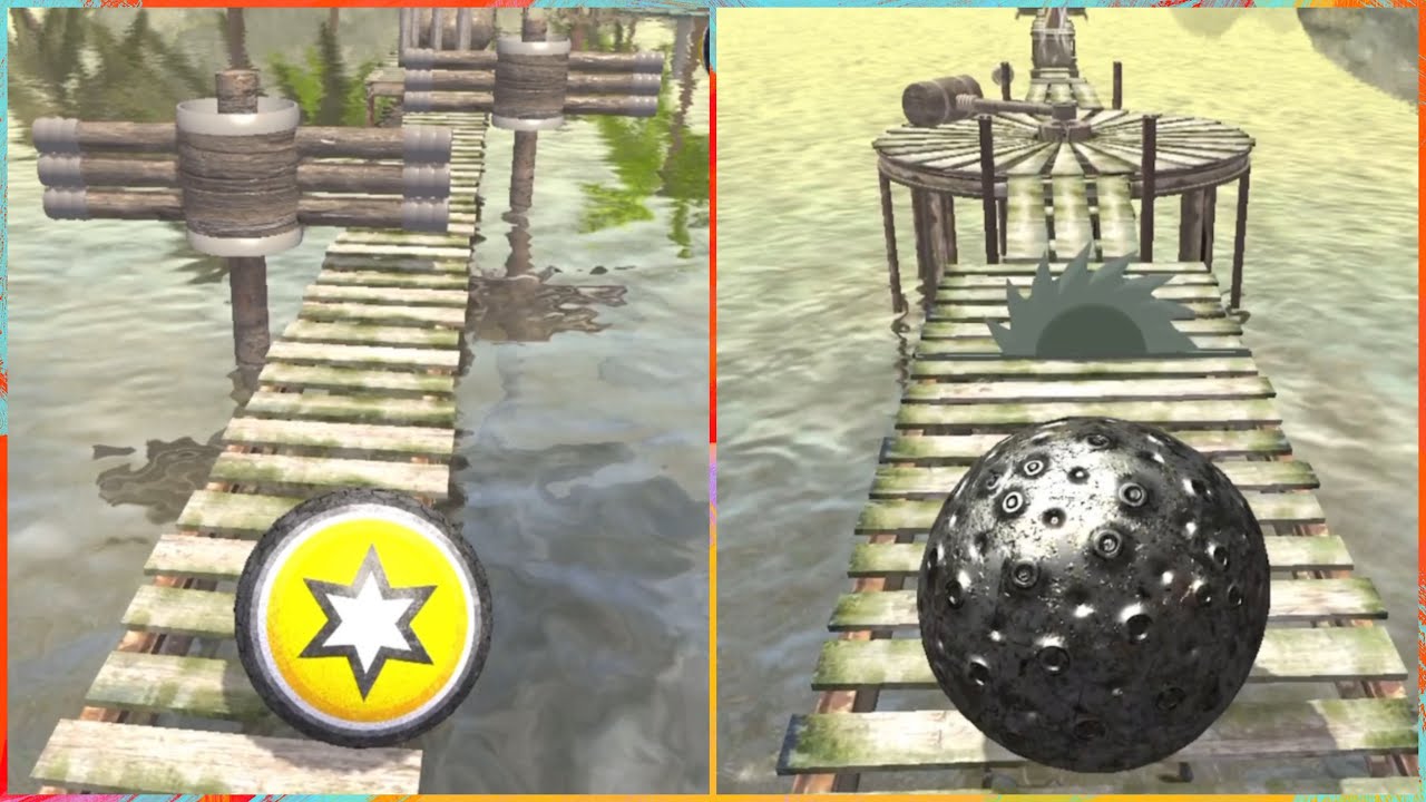 Rollance : balls adventure fantastic time playing - STAR ⭐️ BALL challenge - levels 1761 to 1764