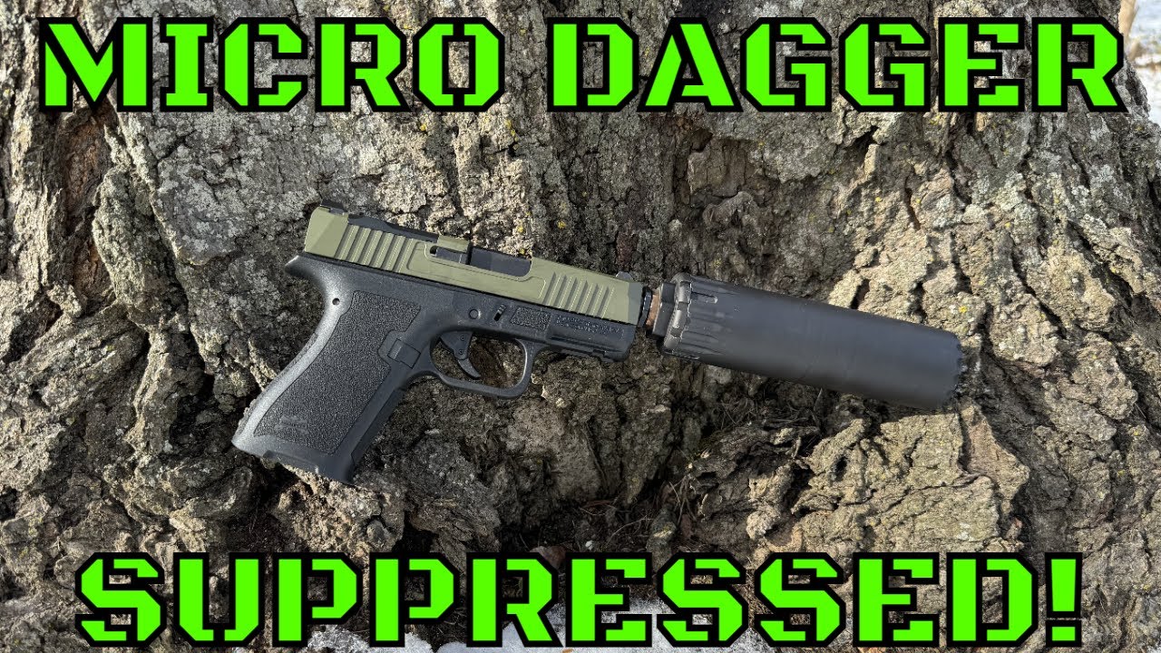 FIRST SUPPRESSED MICRO DAGGER W/ 3CR TACTICAL BARREL