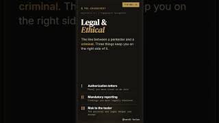 Legal and Ethical Considerations Short for Exam Prep PenTest+ PT0 003 V3 #comptia
