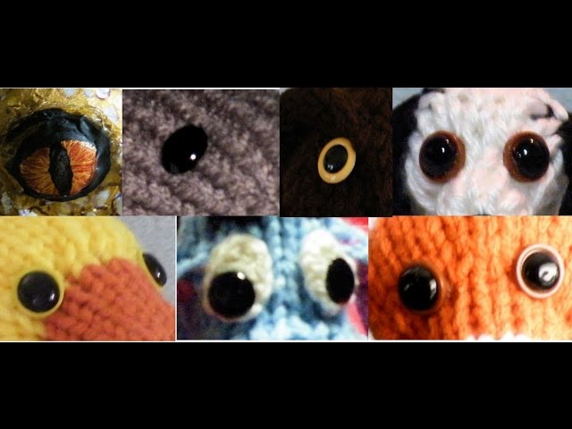 DIY Eyes for stuffed animals and crafts 
