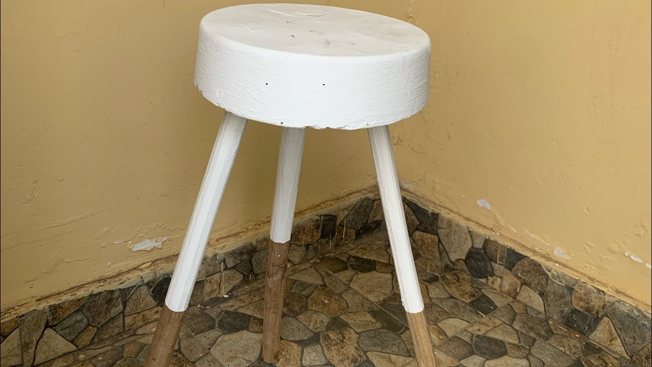 How to make a Cement Stool - YouTube