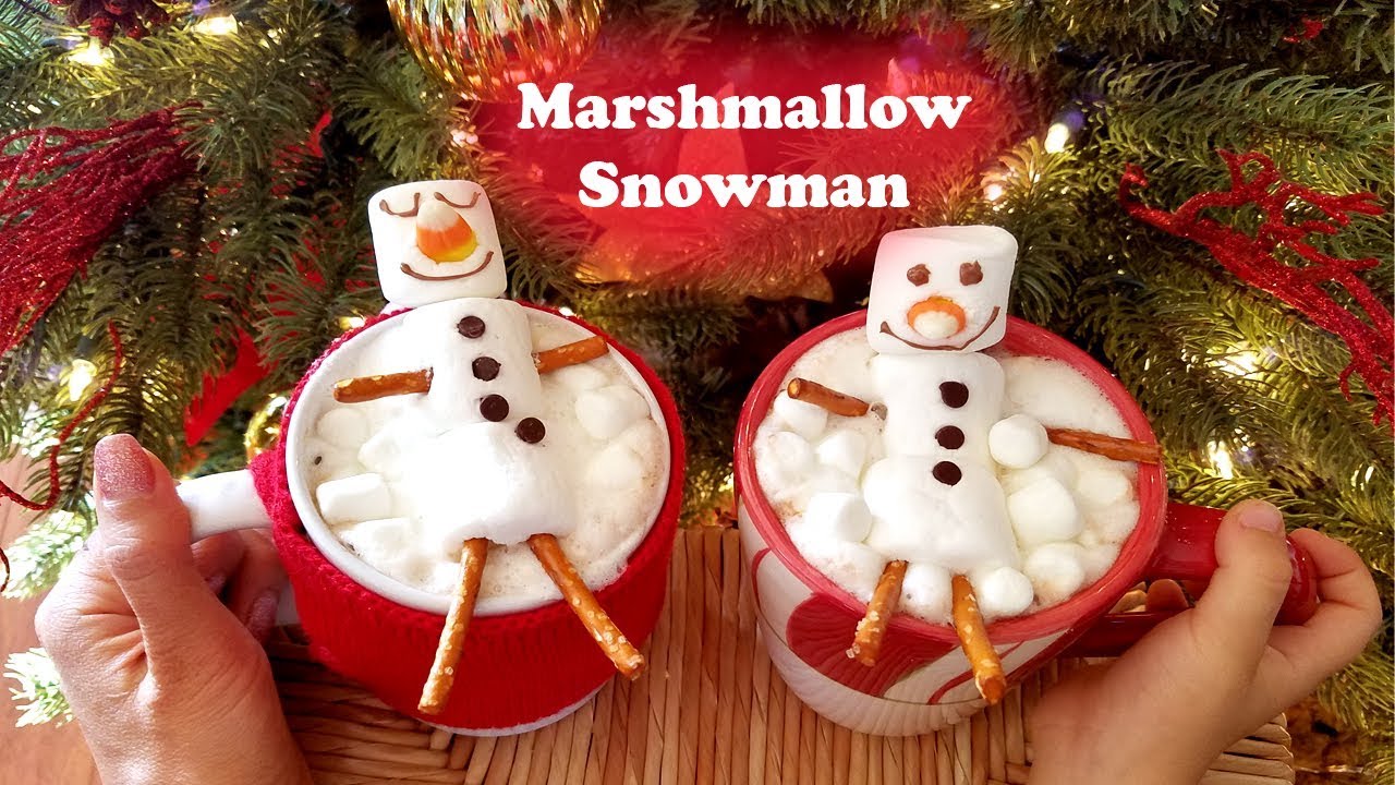 Beautiful Marshmallow Snowman Christmas Ornaments Photos