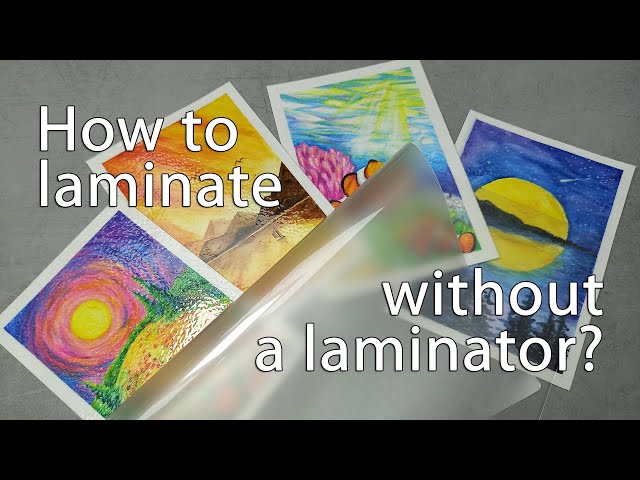 Laminate with Iron  How to laminate even without a laminator 