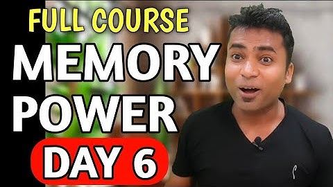 Day 6 Memory Power Course by Yogesh Dahihande #parent #motivation #midbrainactivation #spiritual