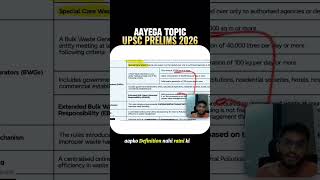 🚨 Aayega Topic 6 - Sure Shot Theme Coming in UPSC Prelims 2026