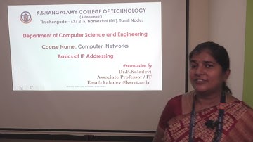 KSRCT Video Lecture Series _Basics of IP Addressing