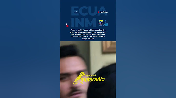 “Todo es político”, aseveró Francisco Barreiro Abad, hijo de Verónica Abad, quien fue detenido