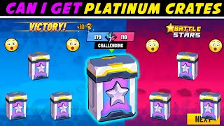 Kya Mujhe Platinum Crate Miega? || How to get Platinum Crate in Battle Stars || Battle Stars