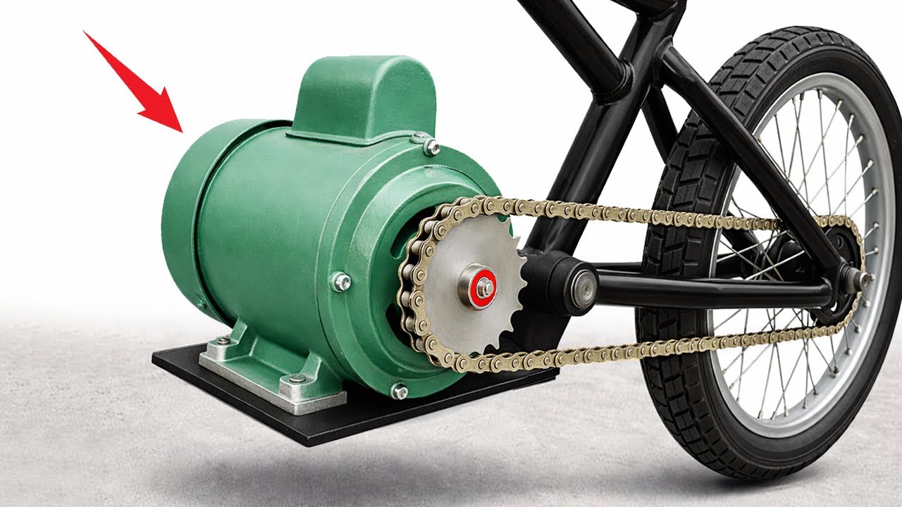 A welder's crazy idea! Turning a 500W motor into The million-dollar electric bike | DIY WELD Tool