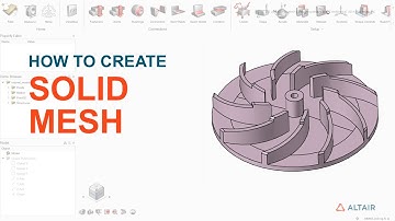 How to create a solid hex mesh - Impeller example