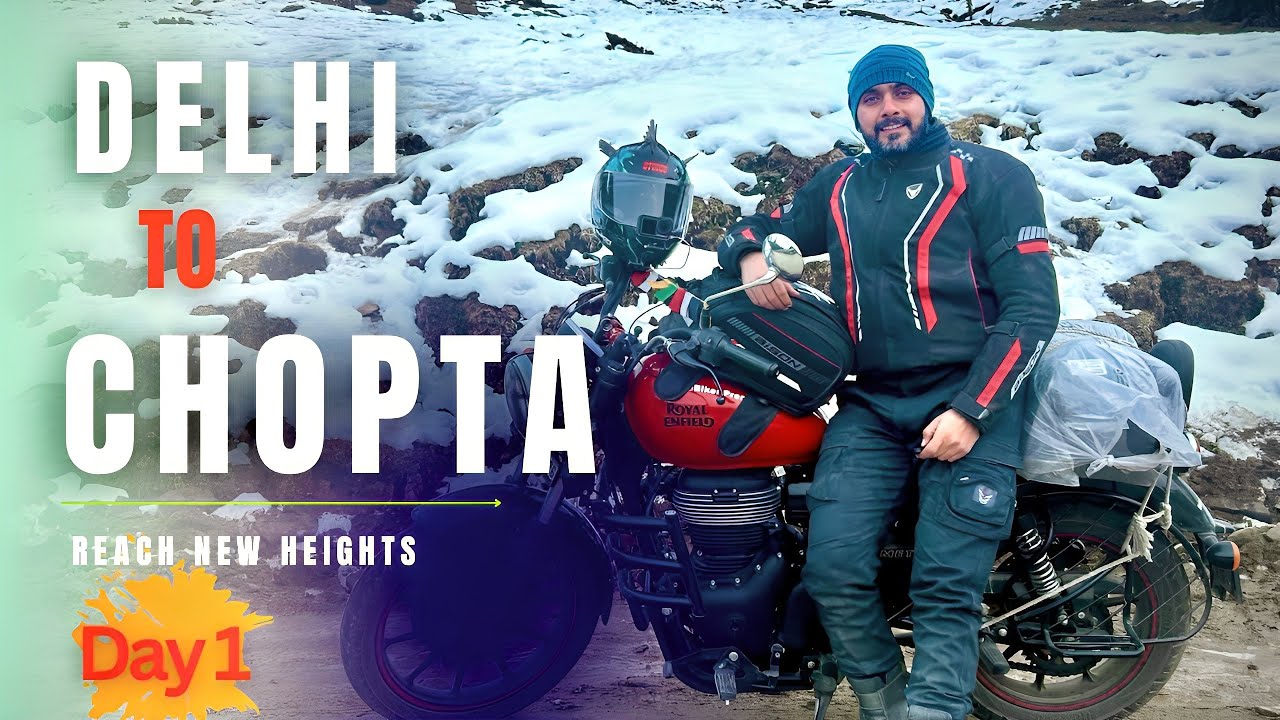 delhi to chopta solo bike ride || delhi to tungnath with my bike || chopta road trip 2025