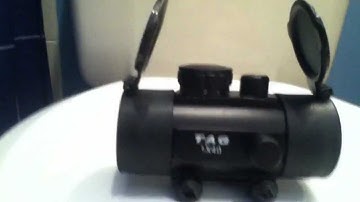 Airsplat 1x40 red dot scope review