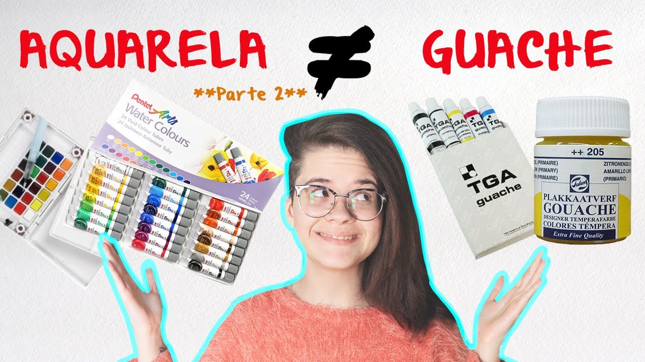 Tutorial Como Pintar Com Aquarela And Guache Anablueartwork Youtube