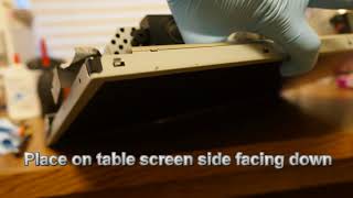 Cleaning spots inside an ASUS display